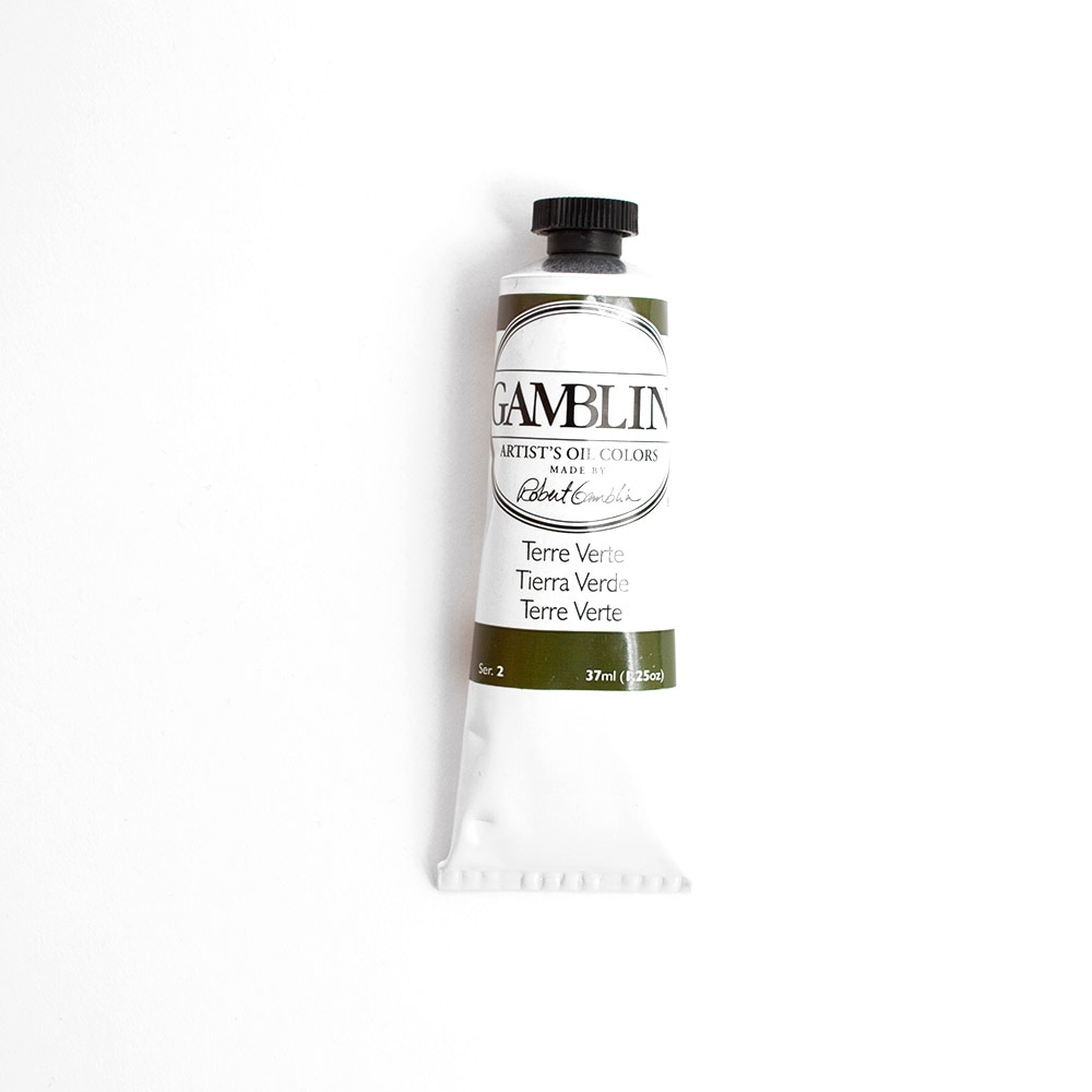 Gamblin, Oil, Art & School, Artist Grade, Paint, 37ml, 45670, Terra Verte